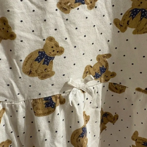 Vintage Honors Intimates Bear Bows Nightgown Large - Picture 6 of 10